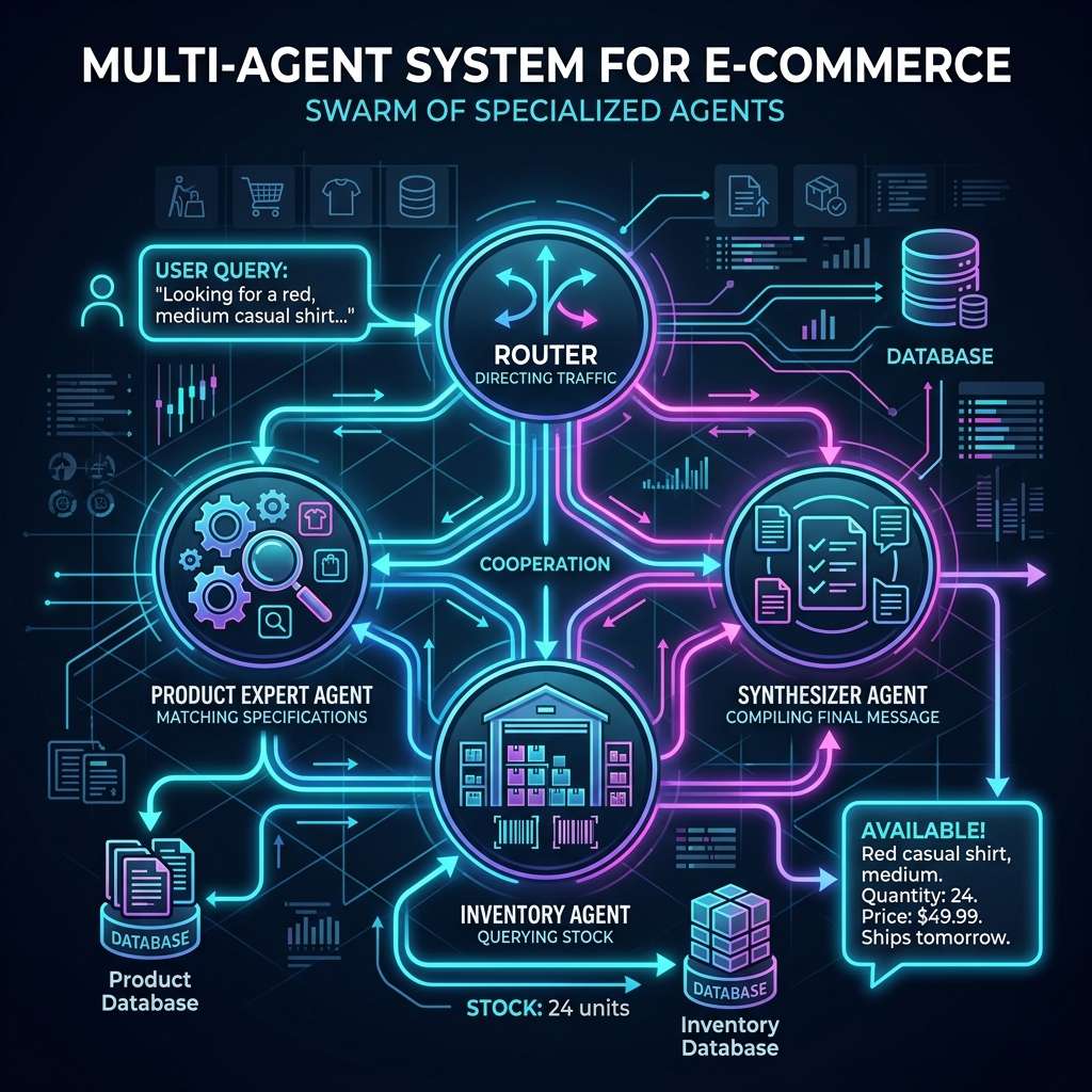 Multi-Agent E-commerce Swarm