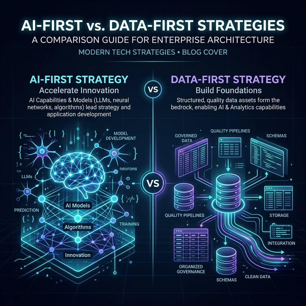 AI-first vs Data-first: Która strategia wygrywa w systemach produkcyjnych?