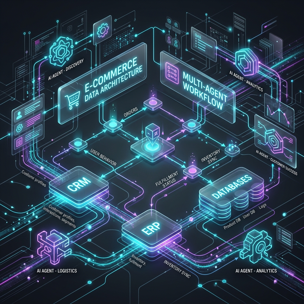 Autonomiczni Agenci AI w E-commerce i SaaS 2026: Architektura Danych, Modele Biznesowe i Wdrożenia
